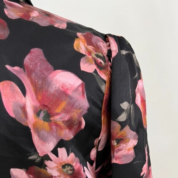 The Kooples pastel daisy print satin blouse size 2 / 02 - Picture 3 of 7